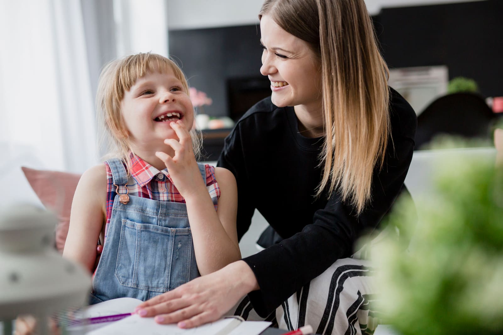 A special education teacher supporting students with individualized lessons